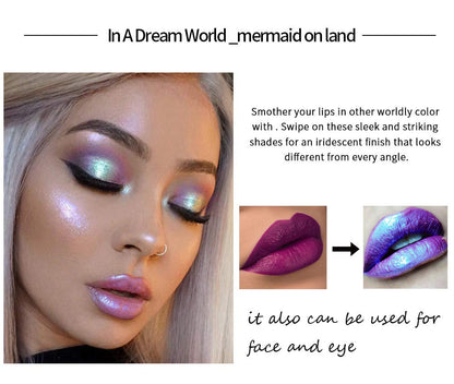 🎁Hot Sale 49% OFF⏳Diamond Shimmer Metallic Lipstick Waterproof Long Lasting