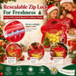 🎁50% OFF!!!-Ready for Christmas!🎅Easy Fill, Easy Seal🎄Festive Self-Seal Treat Bags – Santa & Snowman Print | Resealable, Food-Safe & Perfect for Cookies, Chocolates & Little Gifts🎅⛄