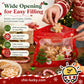 🎁50% OFF!!!-Ready for Christmas!🎅Easy Fill, Easy Seal🎄Festive Self-Seal Treat Bags – Santa & Snowman Print | Resealable, Food-Safe & Perfect for Cookies, Chocolates & Little Gifts🎅⛄