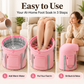 Collapsible Foot Bath Basin For Soaking Feet