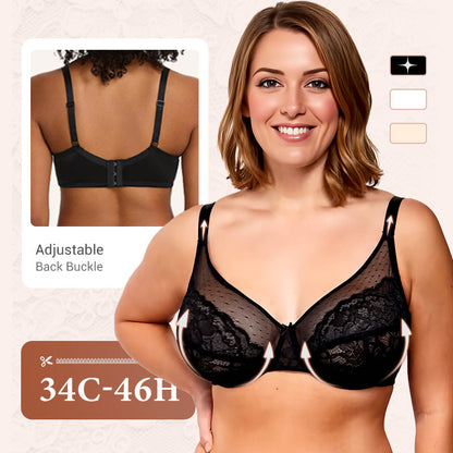⏳Limited time 50% discount💥Minimal lace bra with full coverage