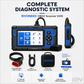 Multifunctional OBD2 diagnostic scanner for vehicle engines
