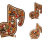 Wooden Musical Note Jigsaw Puzzle
