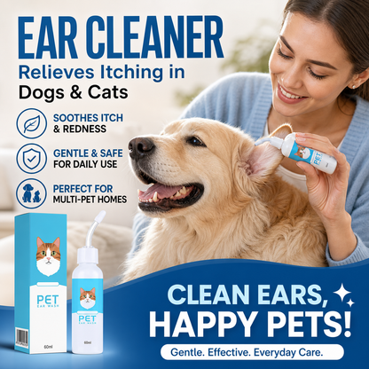 🐾 Half Price – Pet Ear Cleaner, Soothes Itching & Redness