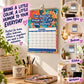 🔥🎉Over 58,000 Sold!🎁🌟2027 Sweary Wall Calendar – Hilarious & Profane Gag Gift for Friends & Stress Relief at Home