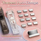 🔥2 Pcs Portable Binder Clip Stapler, Non-Destructive Paper Clam Dispenser for Office, Home, School