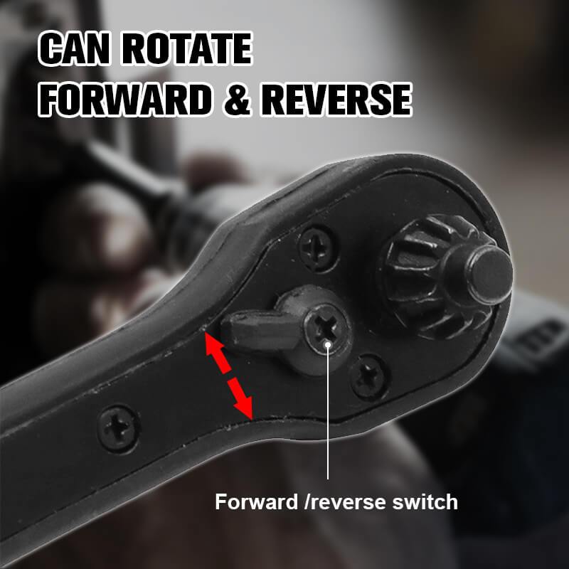 Klucz zapadkowy z uchwytem wiertarskim 2 w 1