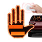 ✋50% OFF NOW! Car Hand Gesture LED Light with Remote Control, Funny Rear Window Finger Signal Light, Novelty Car Decor Lamp for Rear Windshield