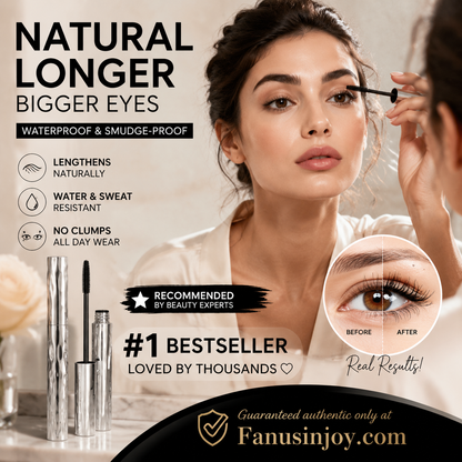 ✨️Surprise Deal 50% Discount！👩🏻‍🎨Celebrity MUA approved! Create bigger eye looks！👀3D Curling Metal Wand Mascara - Waterproof & Long-Lasting