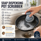🥳HOT SALE🥳💞10K+ SOLD!  Built-in soap, non-scratch & ergonomic. Clean pots easily – grab yours! ✅