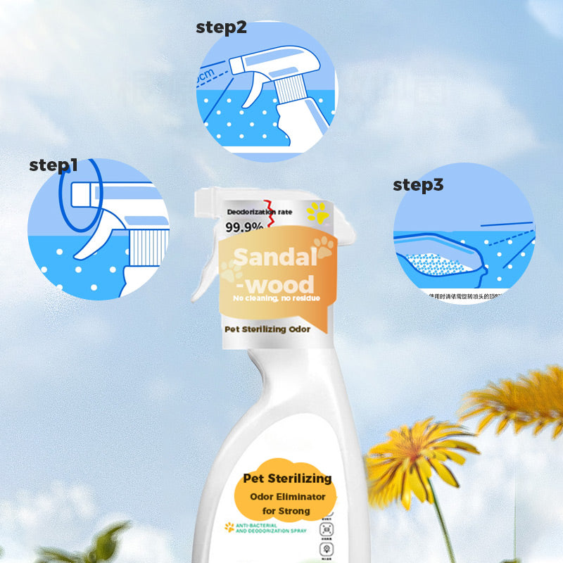 Środek do usuwania nieprzyjemnych zapachów po sterylizacji zwierząt domowych