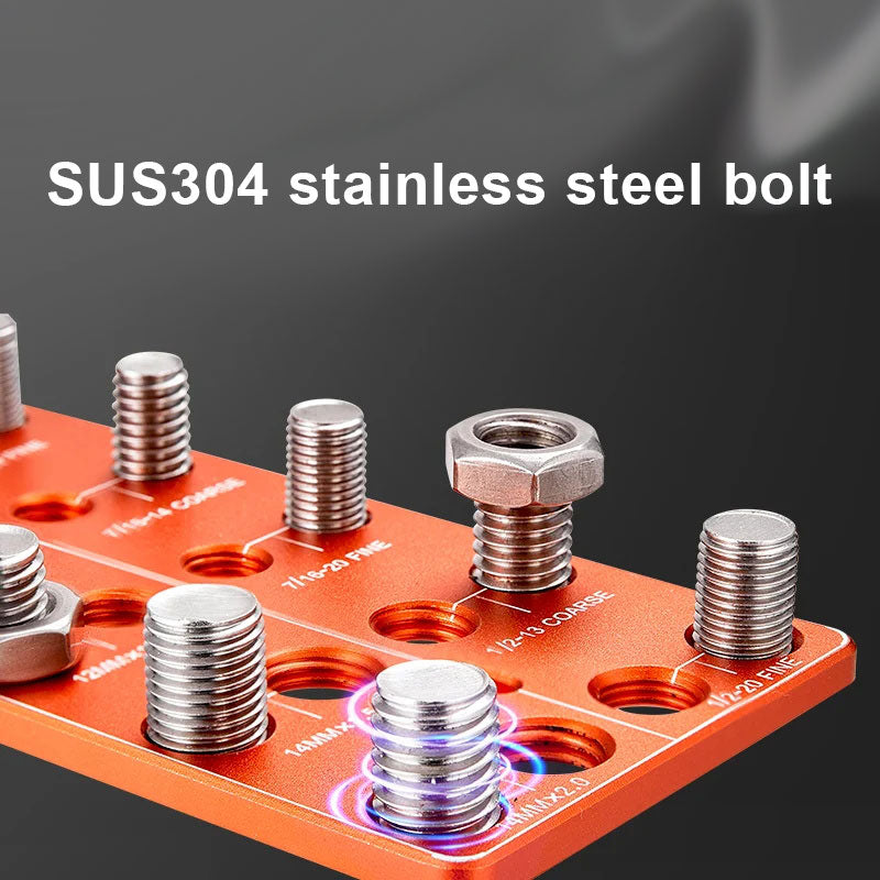 Narzędzie do sprawdzania gwintów nakrętek i śrub