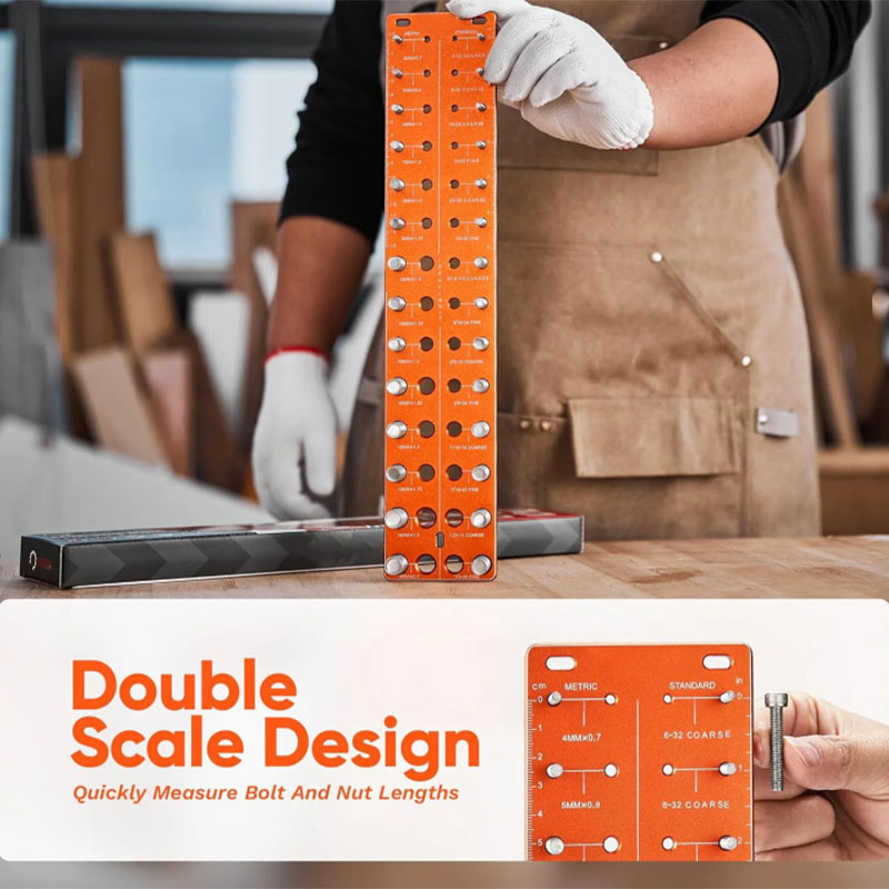 Narzędzie do sprawdzania gwintów nakrętek i śrub