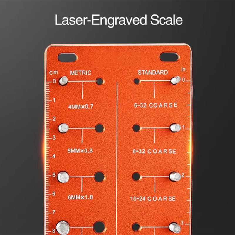 Narzędzie do sprawdzania gwintów nakrętek i śrub