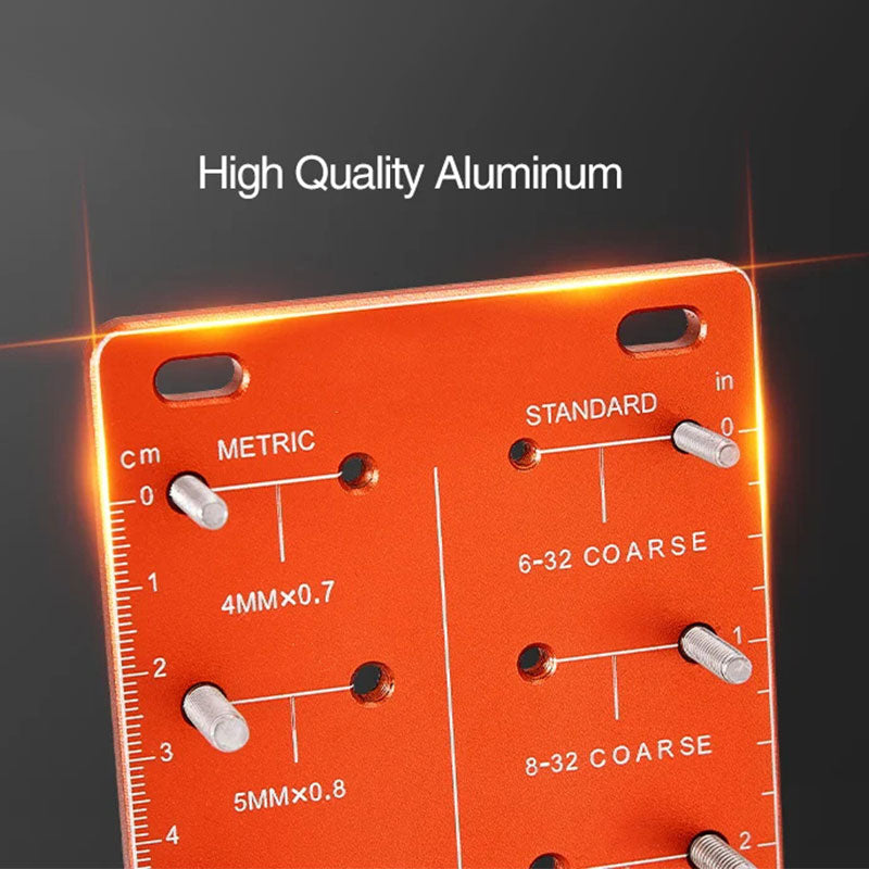 Narzędzie do sprawdzania gwintów nakrętek i śrub