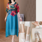 💃2026 New Arrival Pre-Sale💕Women's Elegant Flowy Floral Print Plus Size Dress