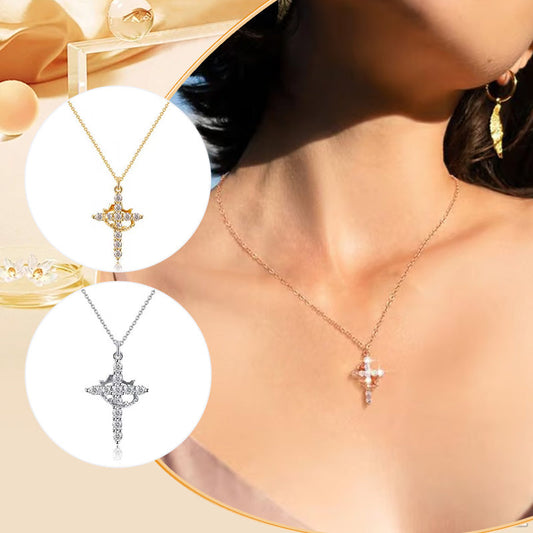 ✨The Forever Cross & Crown Necklace👑