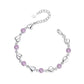 🌊[Heart of the Ocean]🩷Sweet Sparkling Zirconia Bracelet✨
