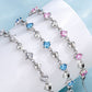 🌊[Heart of the Ocean]🩷Sweet Sparkling Zirconia Bracelet✨