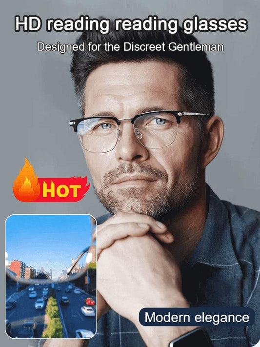 Ultra lekkie okulary przeciw niebieskiemu światłu dla osób z prezbiopi