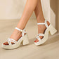💥Hot Sale✨Women’s Open Toe High Chunky Heel Sandals