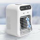 Mini portable air conditioner with cooling and humidification functions