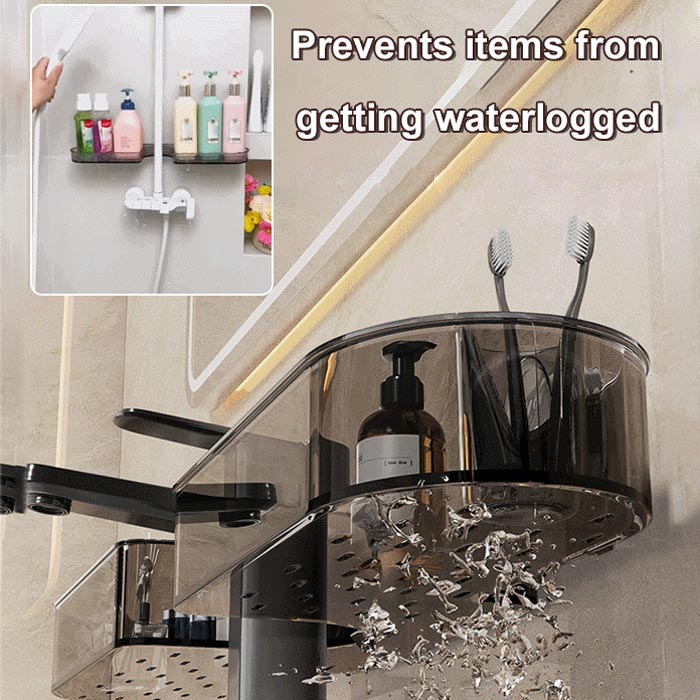 Półka łazienkowa z przyssawkami