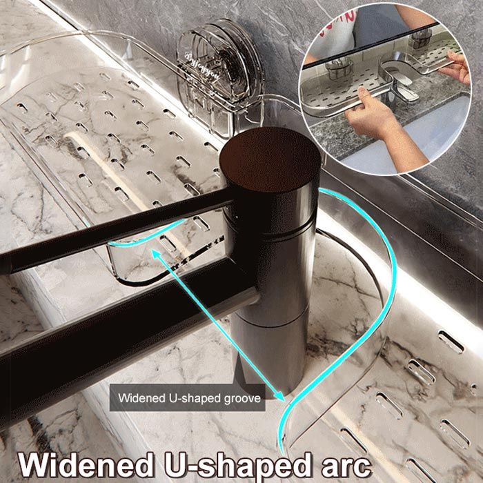 Półka łazienkowa z przyssawkami