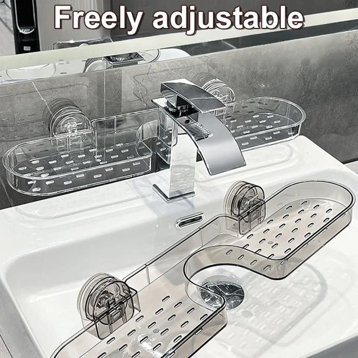 Półka łazienkowa z przyssawkami