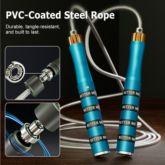 Wytrzymała, regulowana skakanka o dużej prędkości