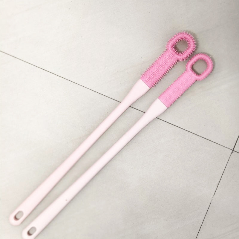 Szczotka do szorowania palców i stóp z długą rączką