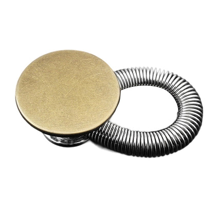 Metalowy guzik z mechanizmem sprężynowym do przedłużenia talii w jeansach