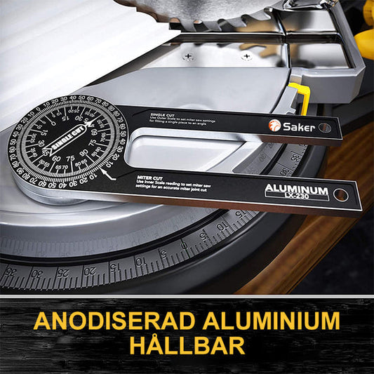 📏 18cm Aluminum Mitre Saw Conveyor | Precision Angle Finder