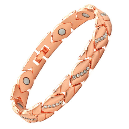 💫 TERAZ 50% ZNIŻKI! ✨ Eleganckie bransoletki magnetyczne dla kobiet – relaksujące dla nadgarstków, szykowny design i możliwość regulacji 🧲