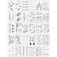 30 Sheets Waterproof Temporary Tattoos Stickers