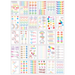 30 Sheets Waterproof Temporary Tattoos Stickers