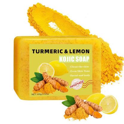 Turmeric & Lemon Kojic Soap for Deep Cleansing