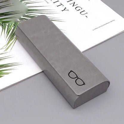 Minimalistyczne etui na okulary z twardej skóry