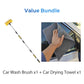 🔥50% Limited‑Time Discount! 💦360‑Degree All‑Round Cleaning Tool To Care For Your Car!🚗 Extendable Car Wash Brush – 60" Long Handle, 360° Clean! ✨ Reach higher, scrub smarter – gentle on paint, tough on dirt! 🧼💦
