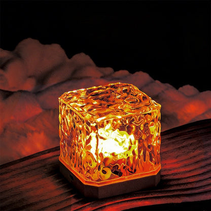 Lampa projektor z dynamicznym efektem fal wodnych