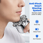 Washable razor with seven blades