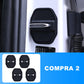 🚗 Car Door Lock Protector – Noise Reduction & Weather Protection