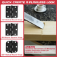 ⏳TIME-LIMITED SPECIAL⏰ Door Hinge Mortise Jig Kit – 6061 Aluminum, Adjustable 2.5"–5" – Secure Clamping, Precision Routing – For Carpenters & DIY! 🔧✨