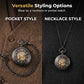 Hand-Winding Pocket Watch with Chain