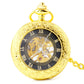 Hand-Winding Pocket Watch with Chain