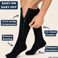 Knee-High Sports Support Socks with Zipper