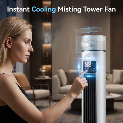 6-Speed Misting Tower Fan