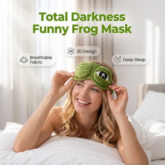 Funny 3D Frog Sleep Eye Mask