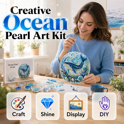🌞💙Summer Hot Sale‼️🌊DIY Ocean Pearl Painting🌊 – Create Your Own Unique Wall Art with a Beautiful Sea Theme