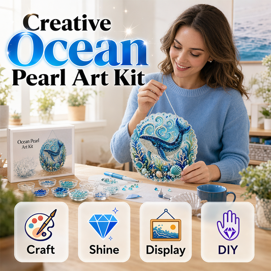 🌞💙Summer Hot Sale‼️🌊DIY Ocean Pearl Painting🌊 – Create Your Own Unique Wall Art with a Beautiful Sea Theme